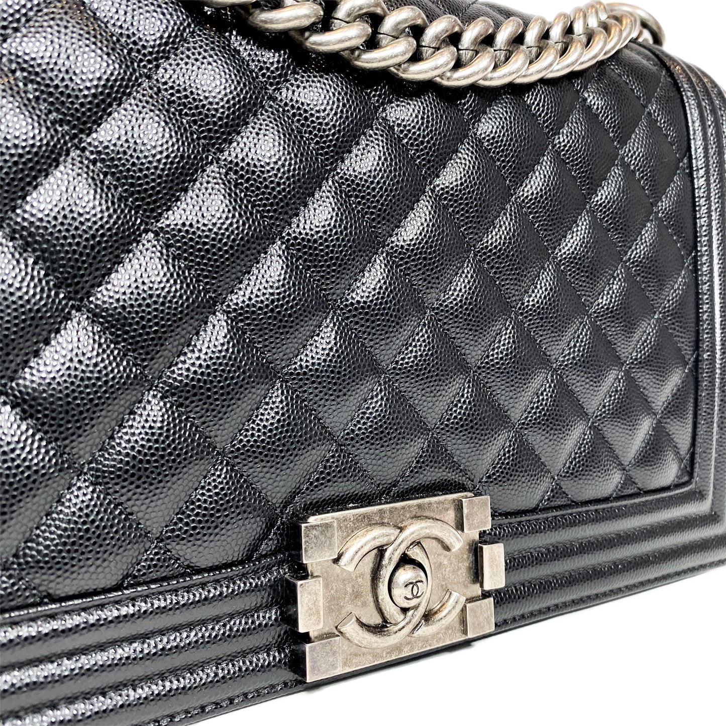 Chanel Black New Medium Boy Bag