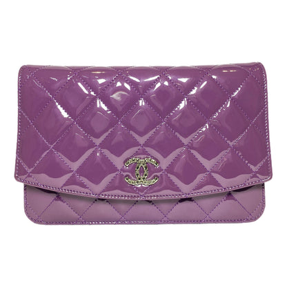 Chanel Violet Brilliant Wallet on Chain