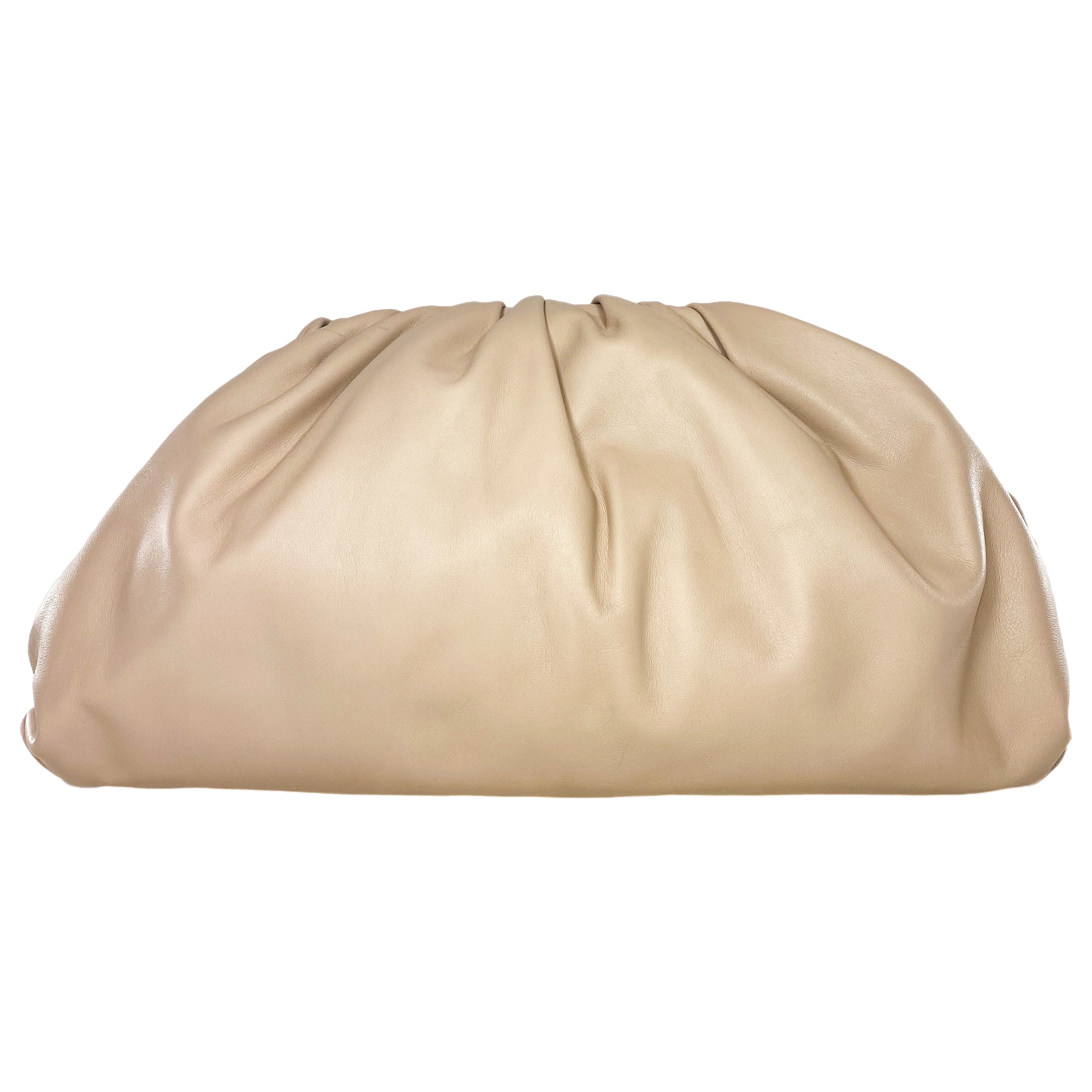 Bottega Veneta Nude Oversized Pouch