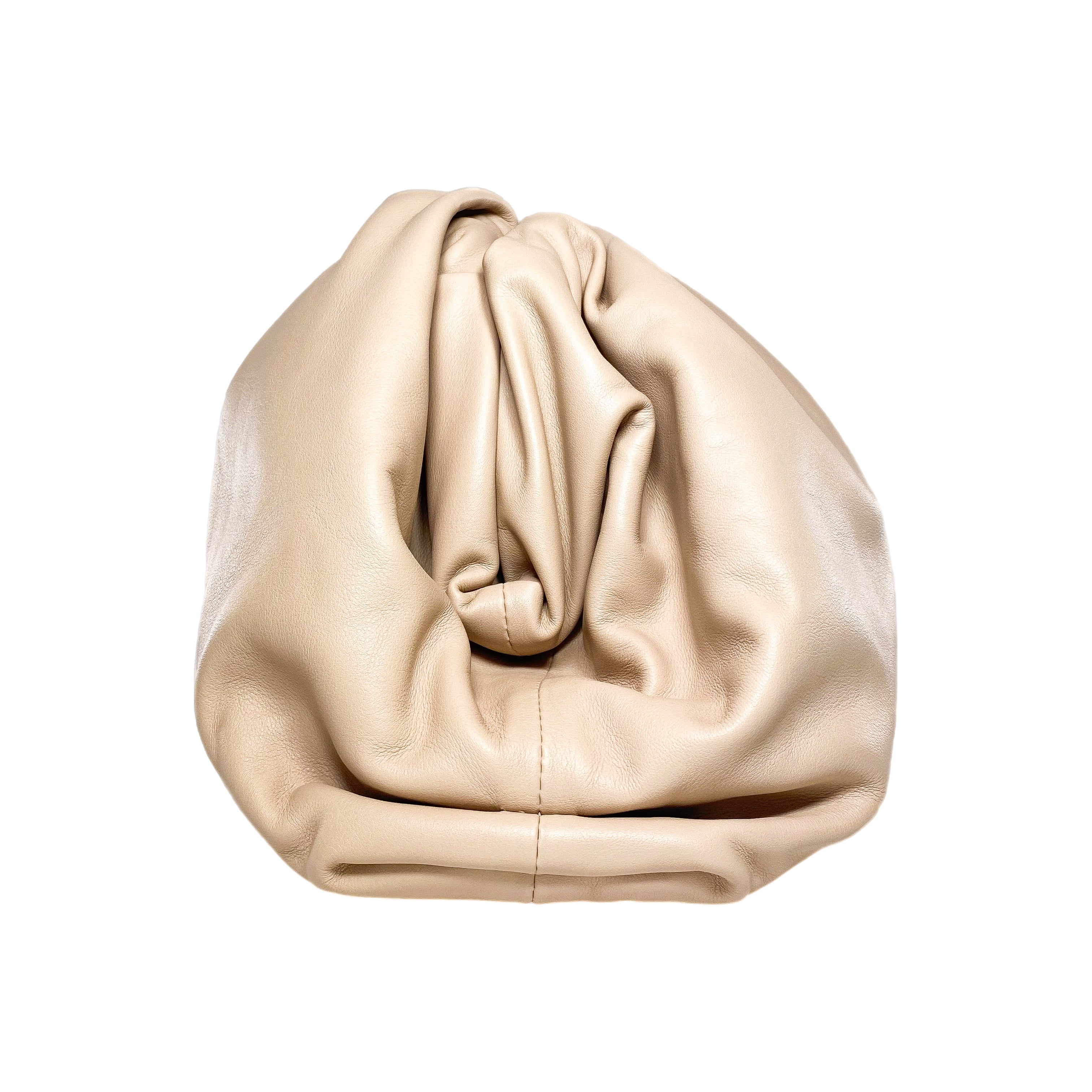 Bottega Veneta Nude Oversized Pouch