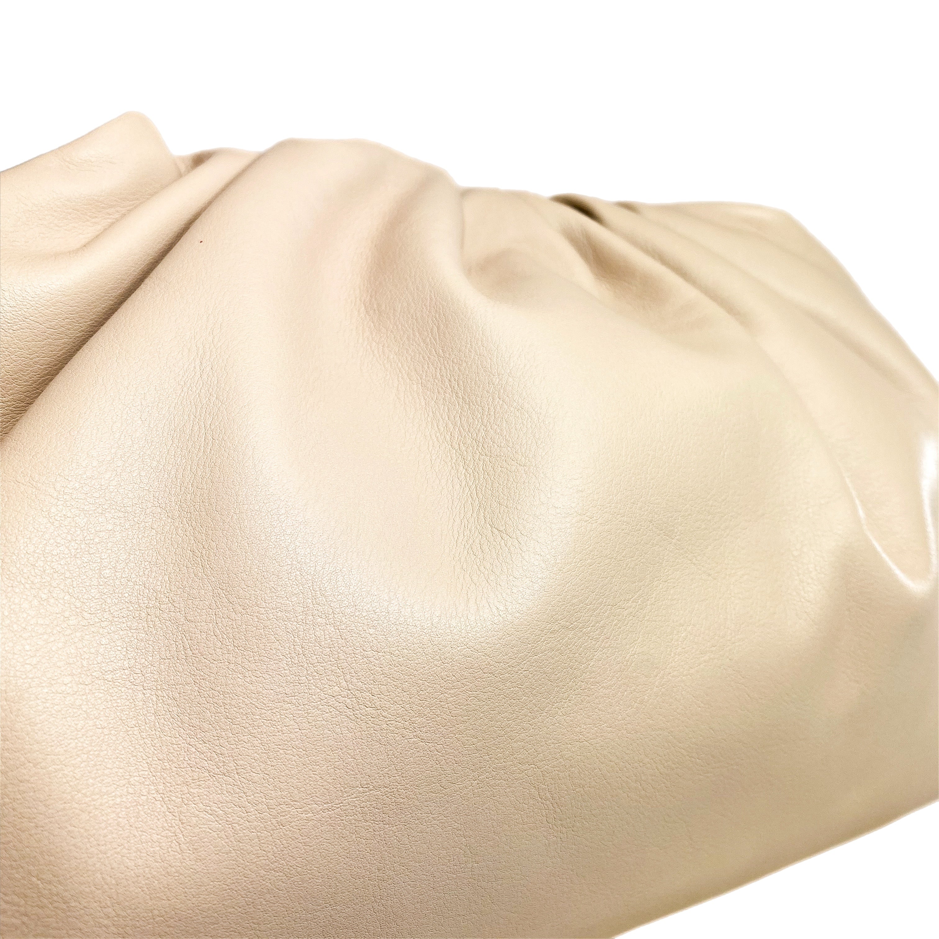 Bottega Veneta Nude Oversized Pouch