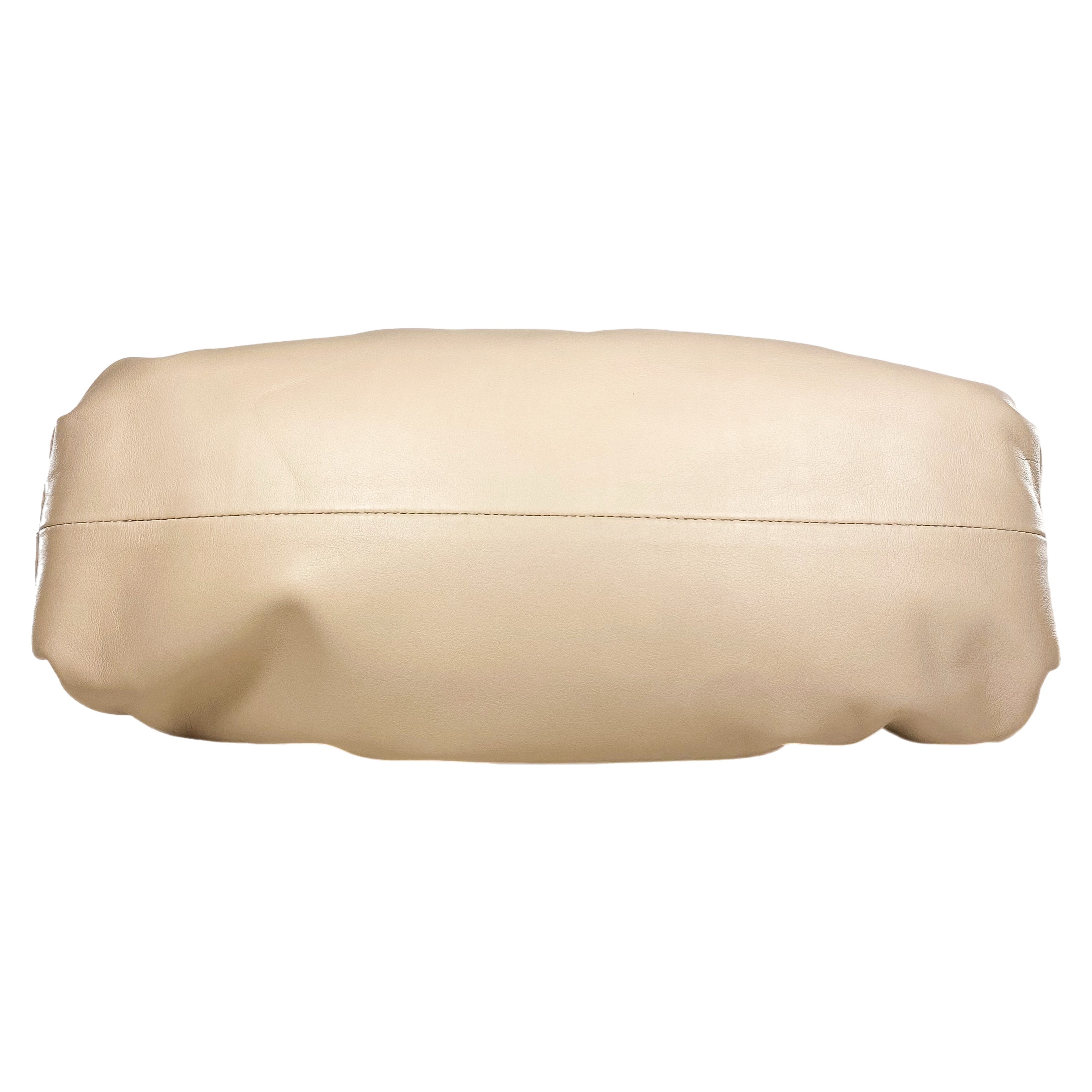 Bottega Veneta Nude Oversized Pouch Consign of the Times