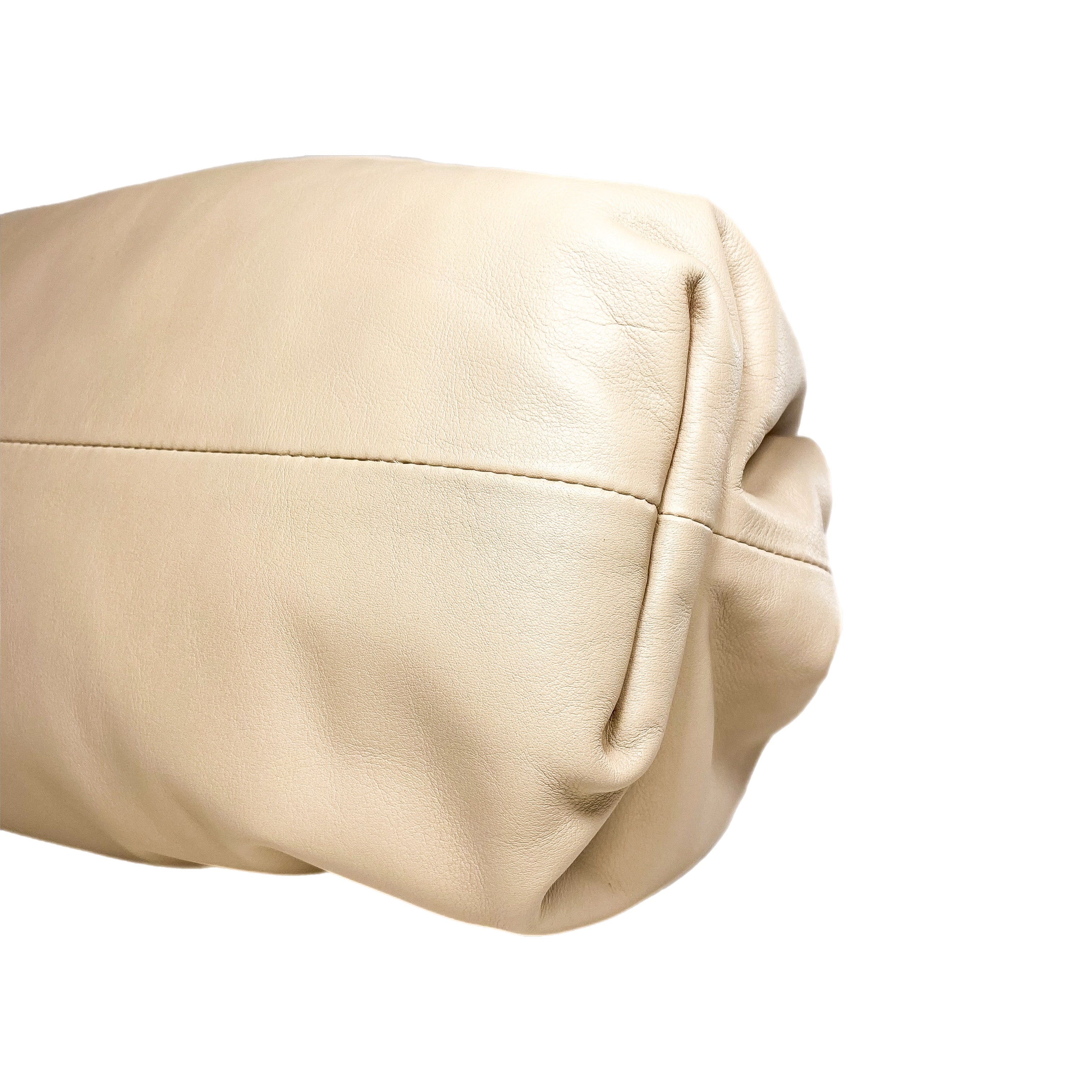 Bottega Veneta Nude Oversized Pouch