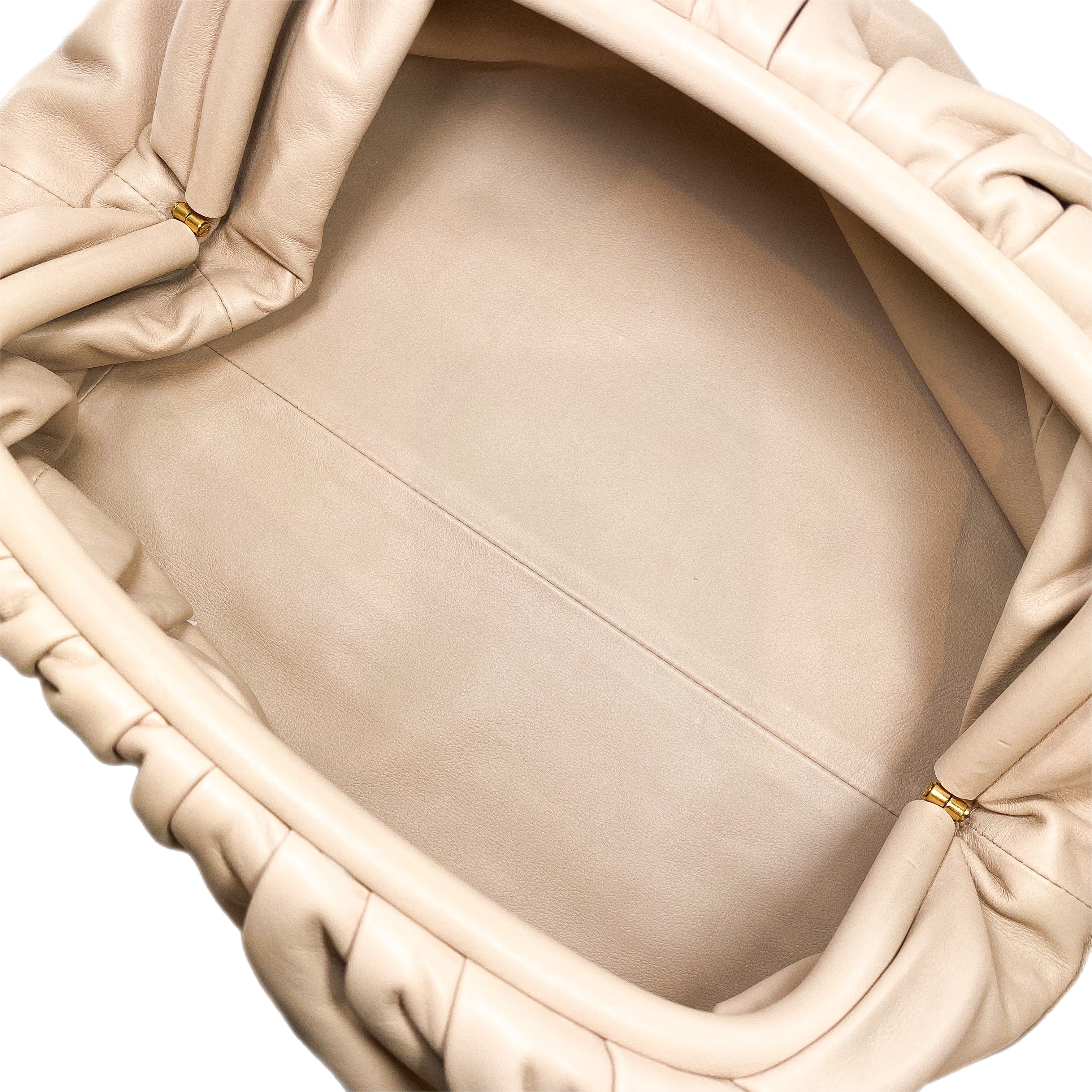 Bottega Veneta Nude Oversized Pouch