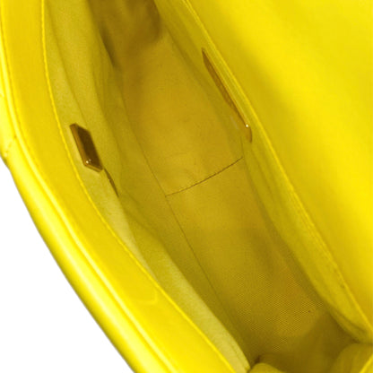 Chanel Yellow Lambskin Medium 19