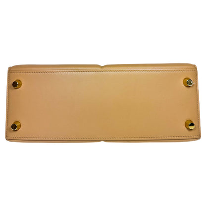 Hermes Kelly 25 Chai Swift Padded Sellier Gold Hardware