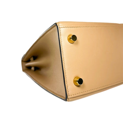 Hermes Kelly 25 Chai Swift Padded Sellier Gold Hardware