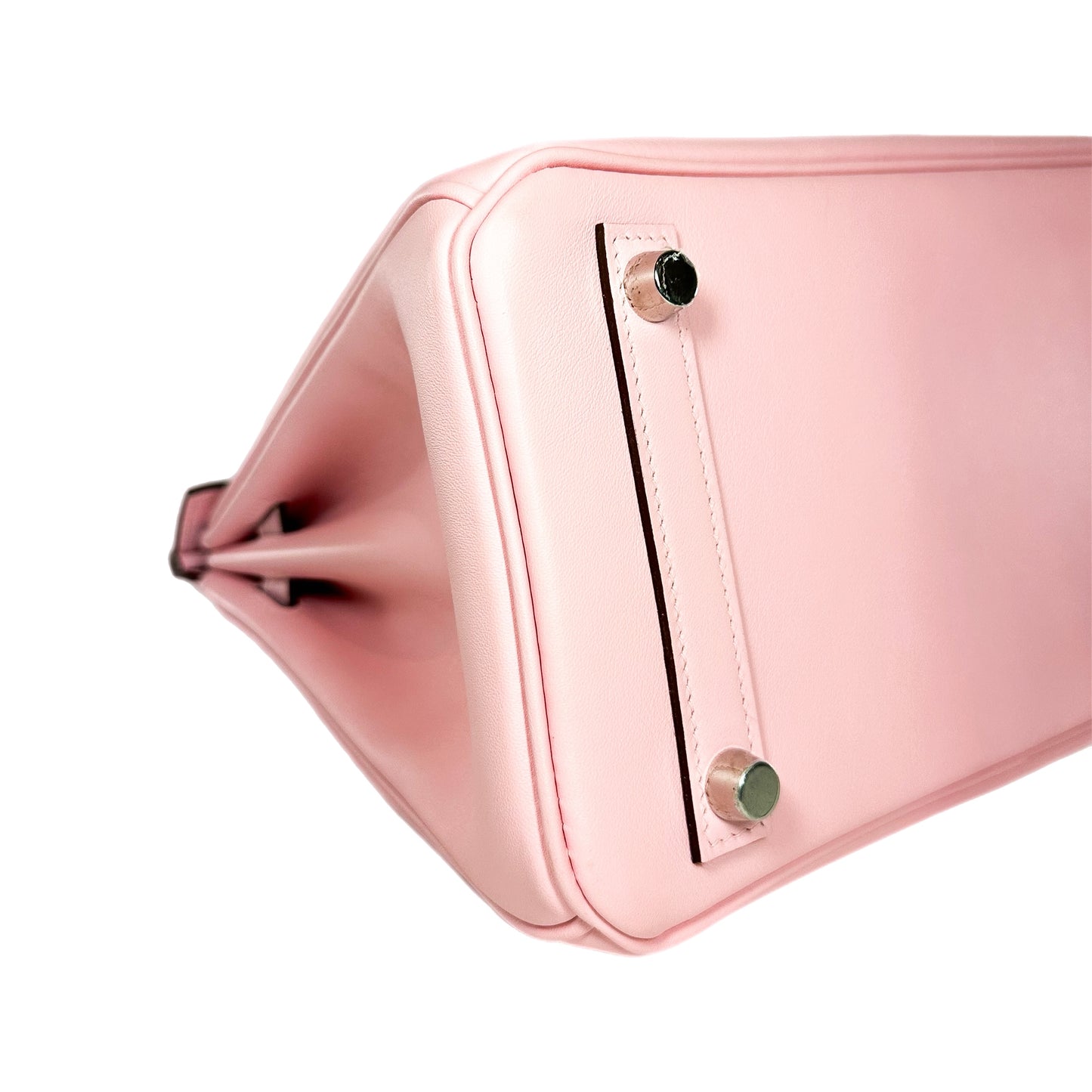 Hermes Birkin 25 Rose Sakura Swift Palladium Hardware