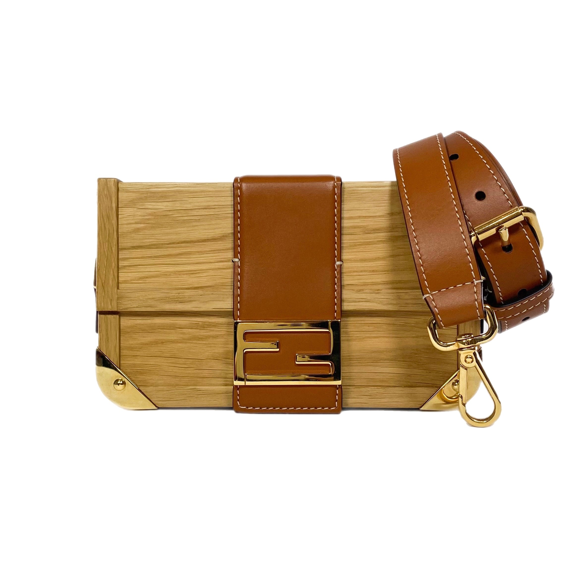 Fendi Wooden Mini Baguette