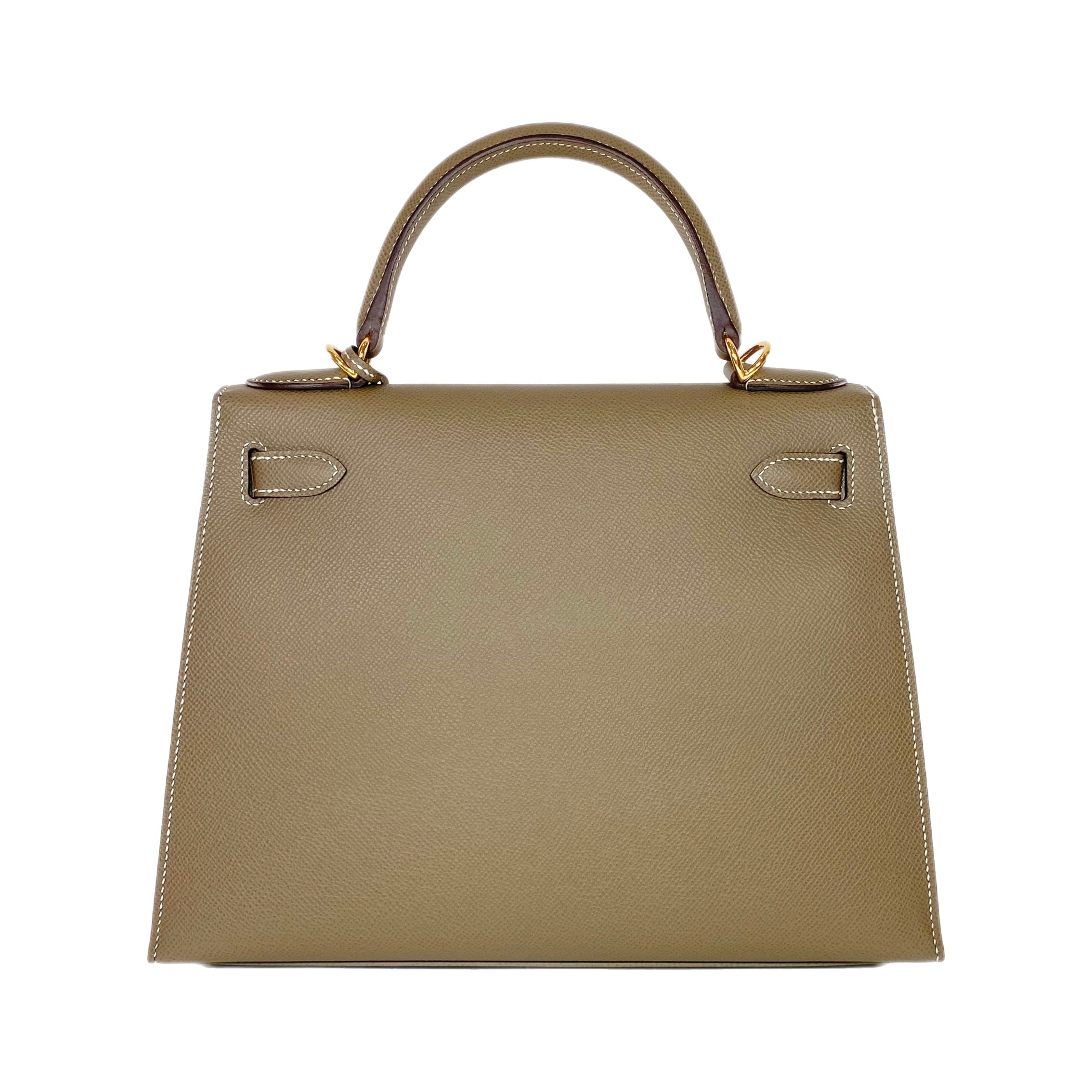 Hermes Kelly 28 Etoupe Epsom Gold Hardware