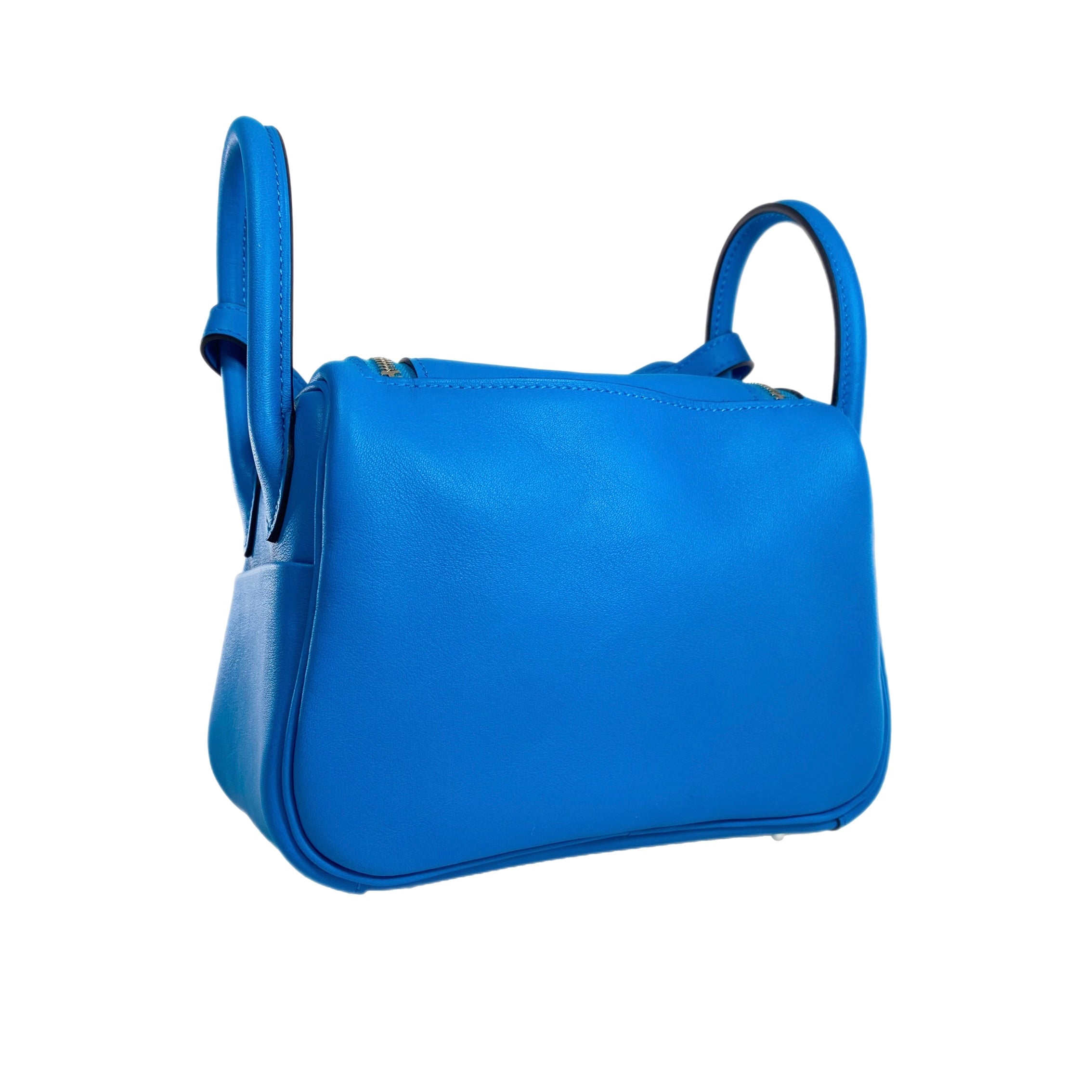 HERMES Swift Mini Lindy 20 Bleu France 873205