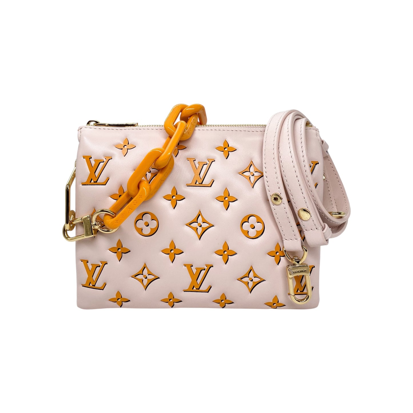 Louis Vuitton Pink Orange Coussin BB