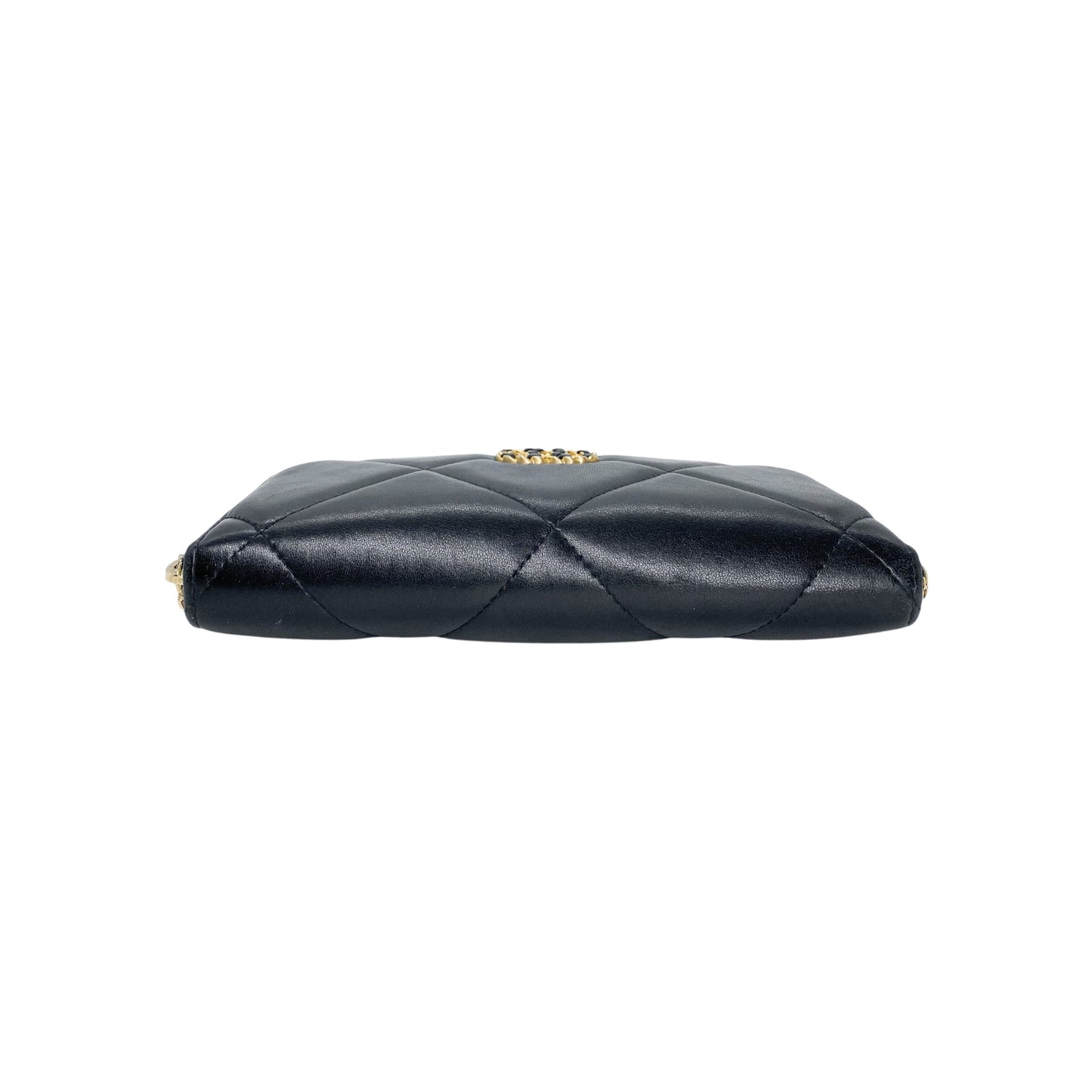 Chanel 19 Black Zippy Wallet