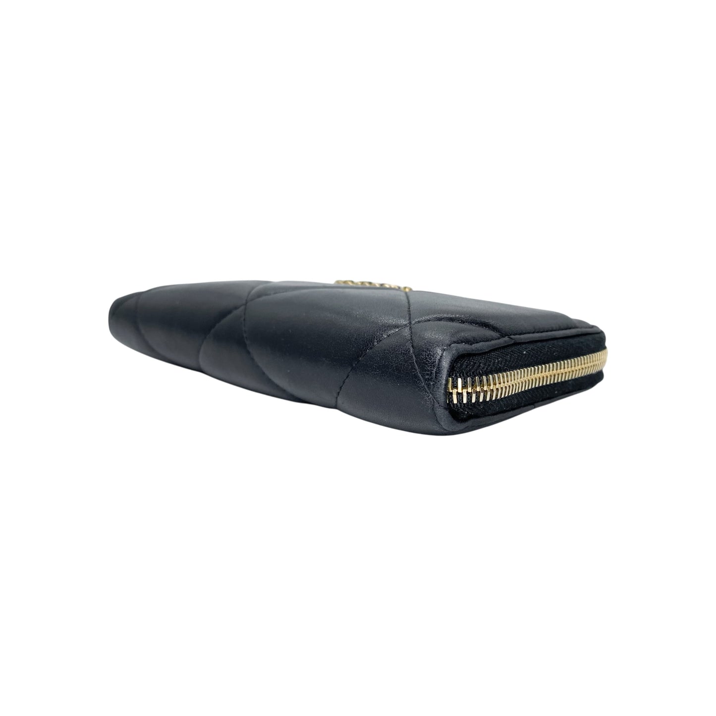Chanel 19 Black Zippy Wallet