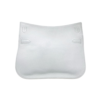 Hermes Jypsiere 28 White Clemence Palladium Hardware