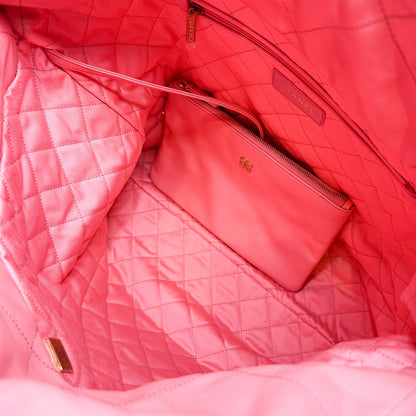 Chanel 22 Large Coral Pink