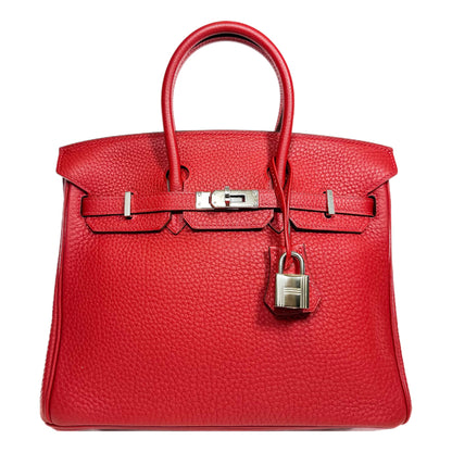 Hermes Birkin 25 Rouge Grenat Togo Palladium Hardware
