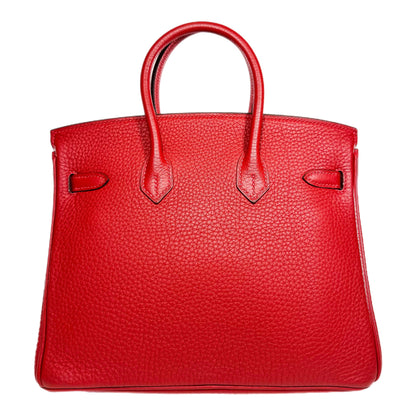 Hermes Birkin 25 Rouge Grenat Togo Palladium Hardware