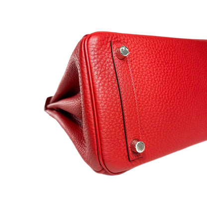 Hermes Birkin 25 Rouge Grenat Togo Palladium Hardware