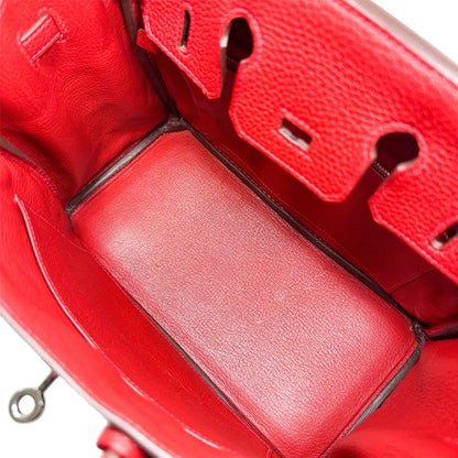 Hermes Birkin 25 Rouge Grenat Togo Palladium Hardware