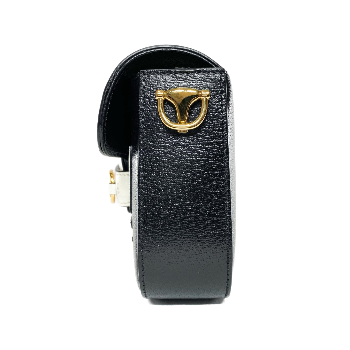 Gucci x Adidas Black Horsebit 1955 Shoulder Bag