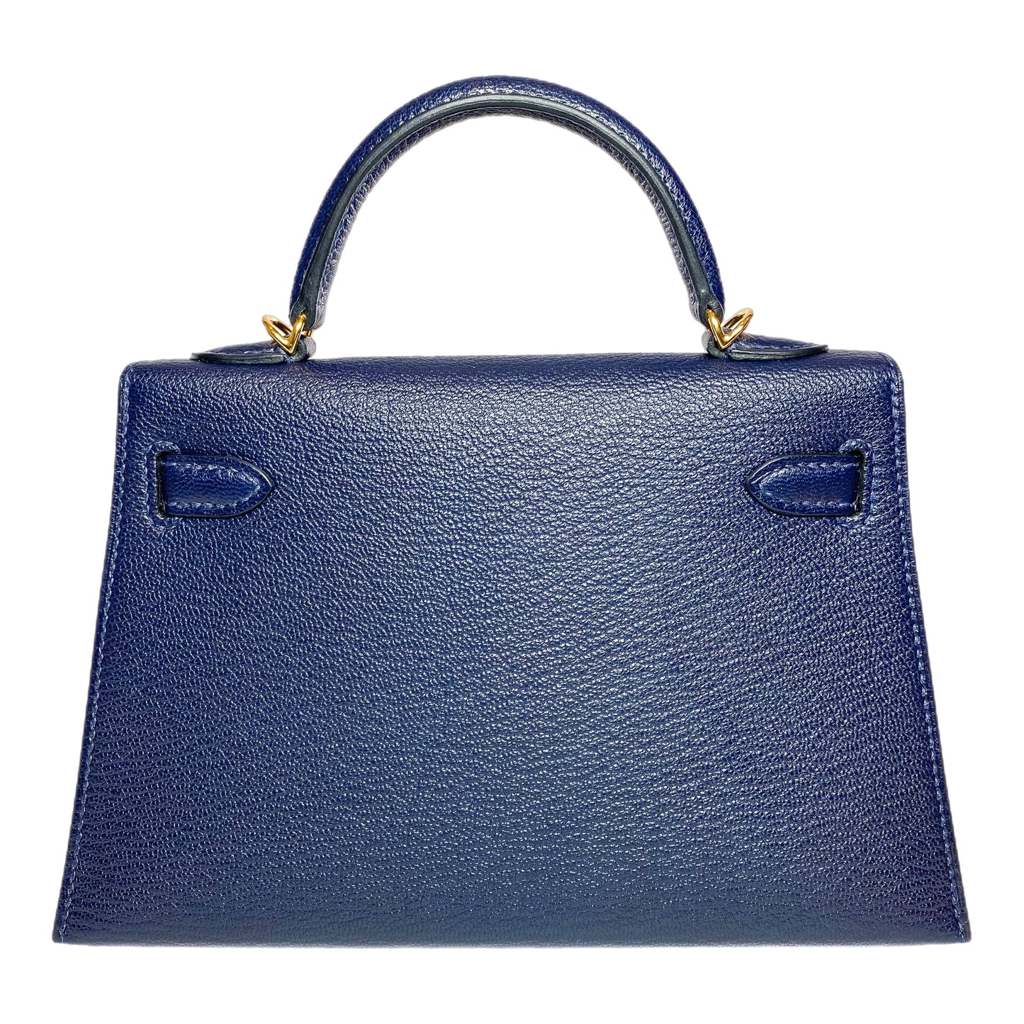 Hermes Mini Kelly 20 HSS Blue Nuit Rose Mexico Chevre Gold Hardware