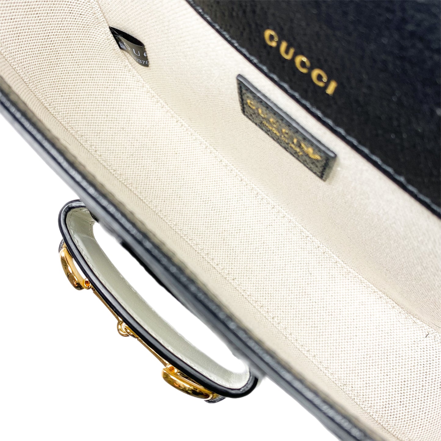 Gucci x Adidas Black Horsebit 1955 Shoulder Bag