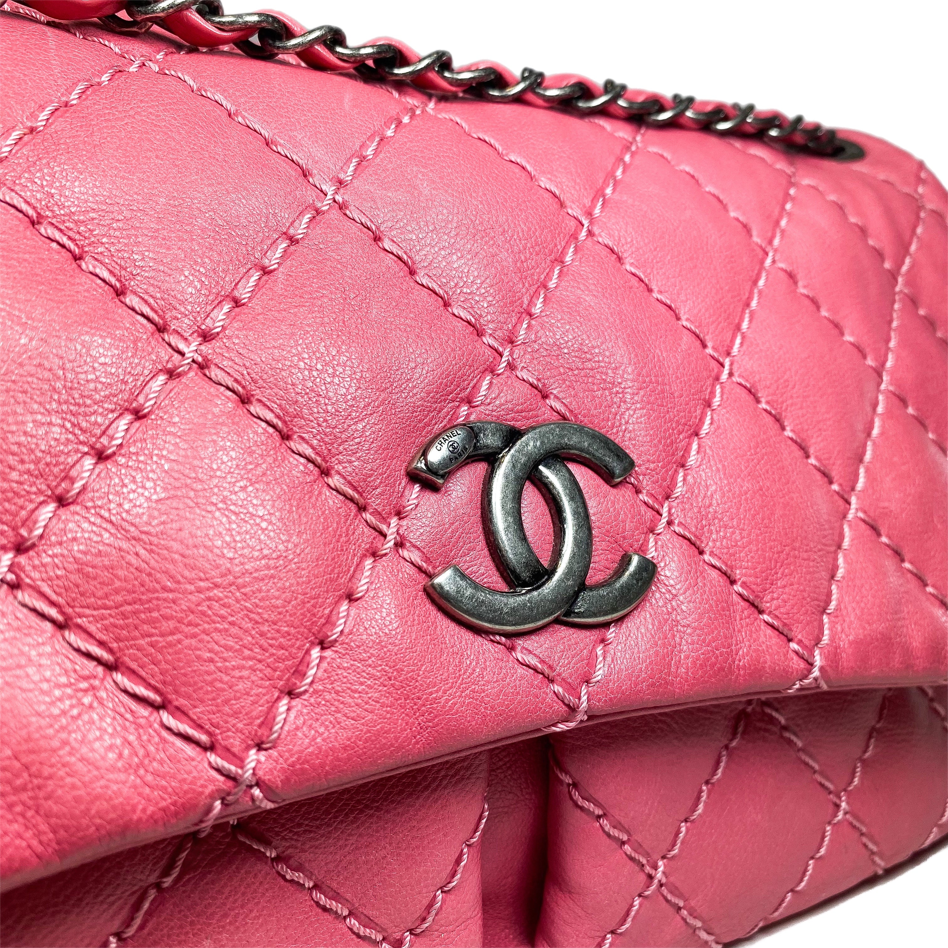 Chanel Pink Natural Beauty Split Pocket Flap Bag – Consign of the