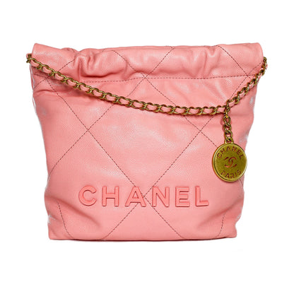 Chanel 22 Coral Pink Mini
