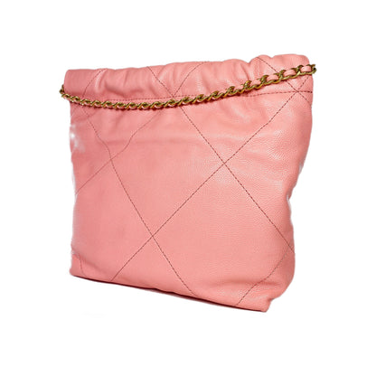Chanel 22 Coral Pink Mini