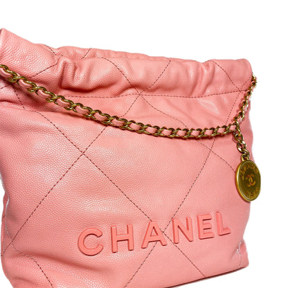 Chanel 22 Coral Pink Mini