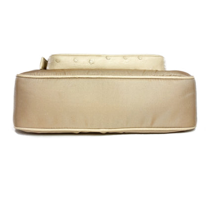 Prada Cammeo Re-Nylon Ostrich Shoulder Bag