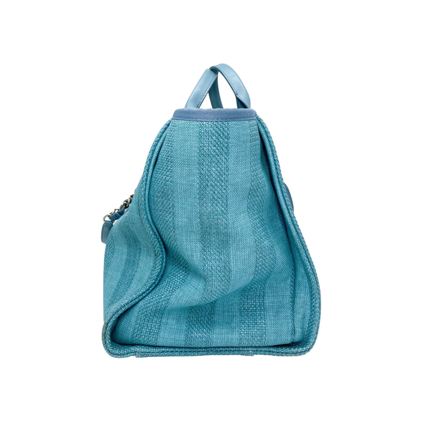 Chanel Blue Large Striped Deauville