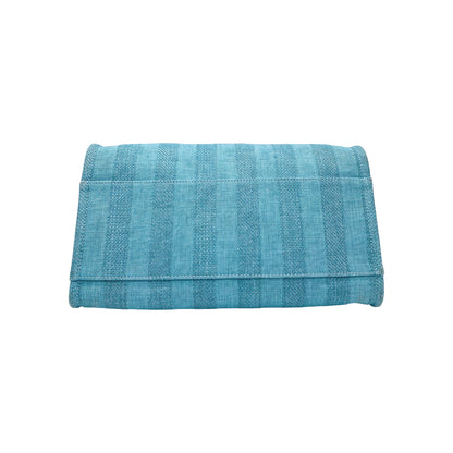Chanel Blue Large Striped Deauville