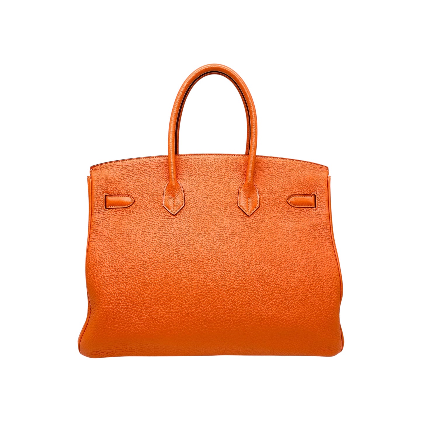 Hermes Birkin 35 Orange Togo Palladium Hardware