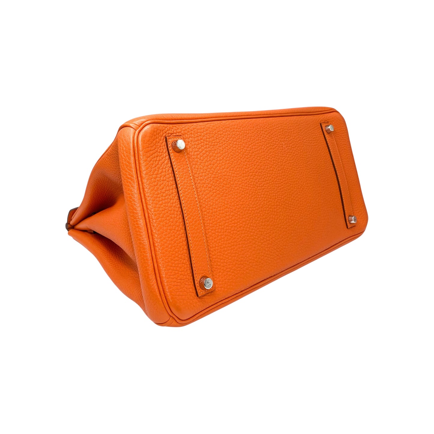 Hermes Birkin 35 Orange Togo Palladium Hardware