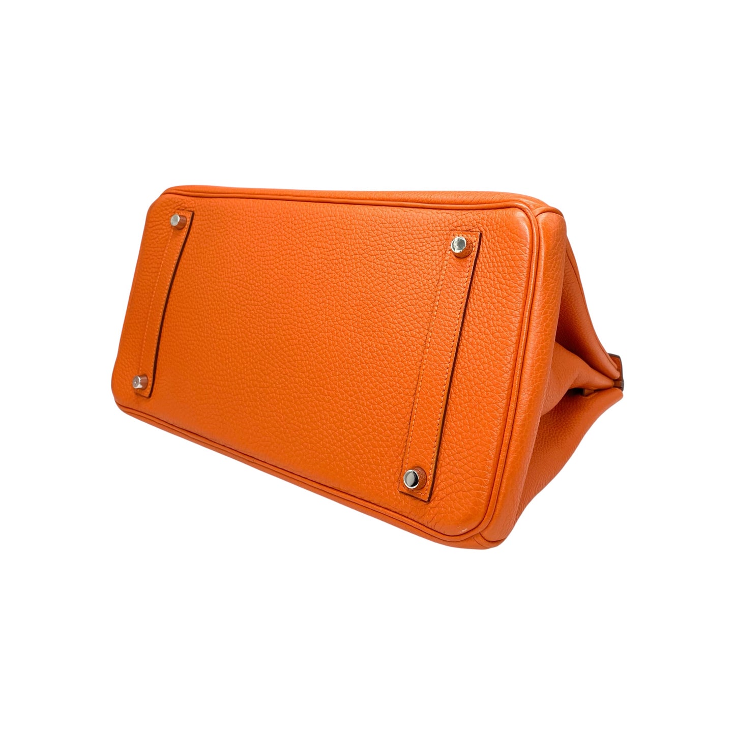 Hermes Birkin 35 Orange Togo Palladium Hardware
