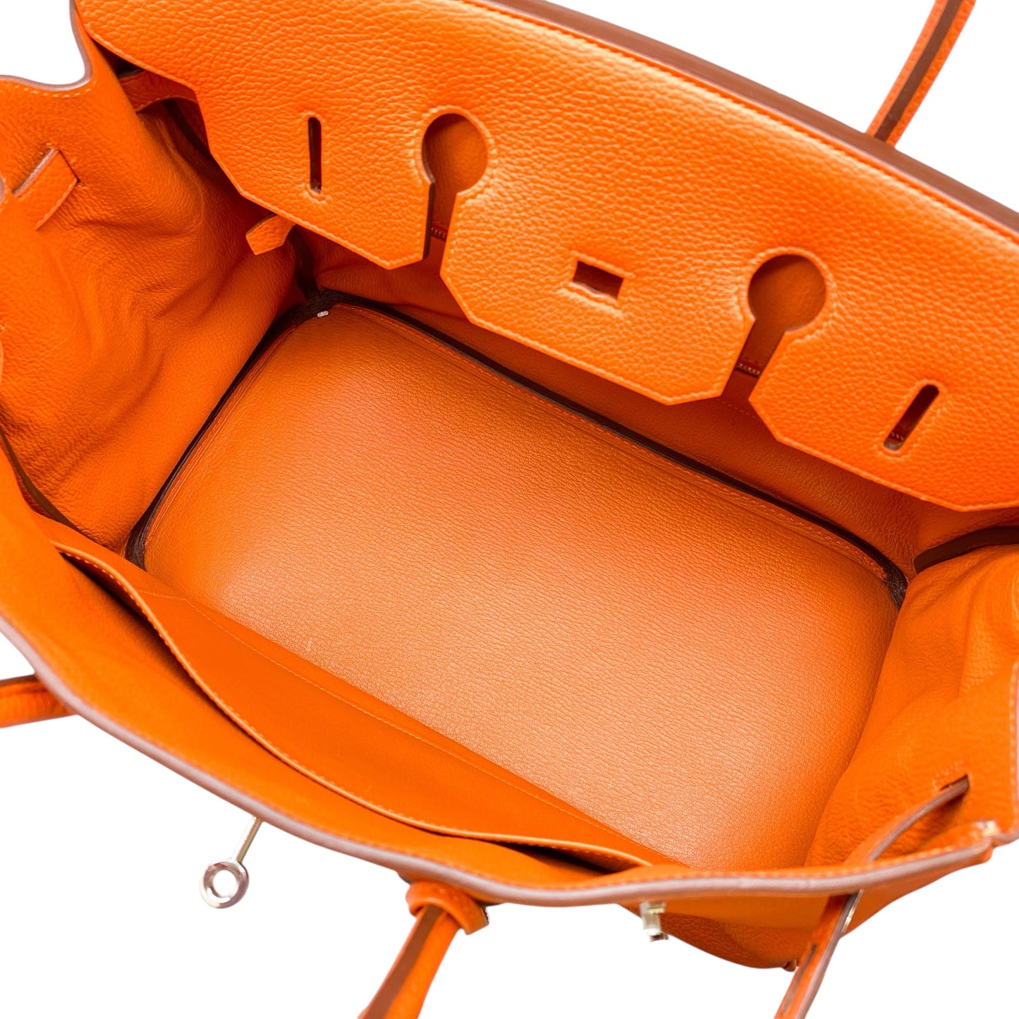Hermes Birkin 35 Orange Togo Palladium Hardware