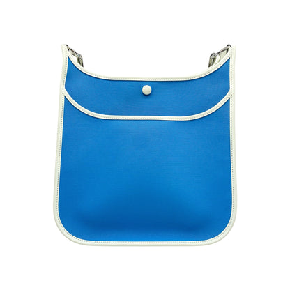 Hermes Evelyne Neo White Bleu Azteque Vert Fizz Palladium Hardware