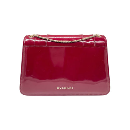Bulgari Burgundy Serpenti Forever Crossbody Bag