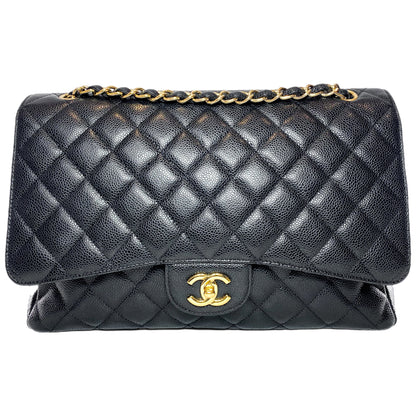 Chanel Black Maxi Single Flap Bag