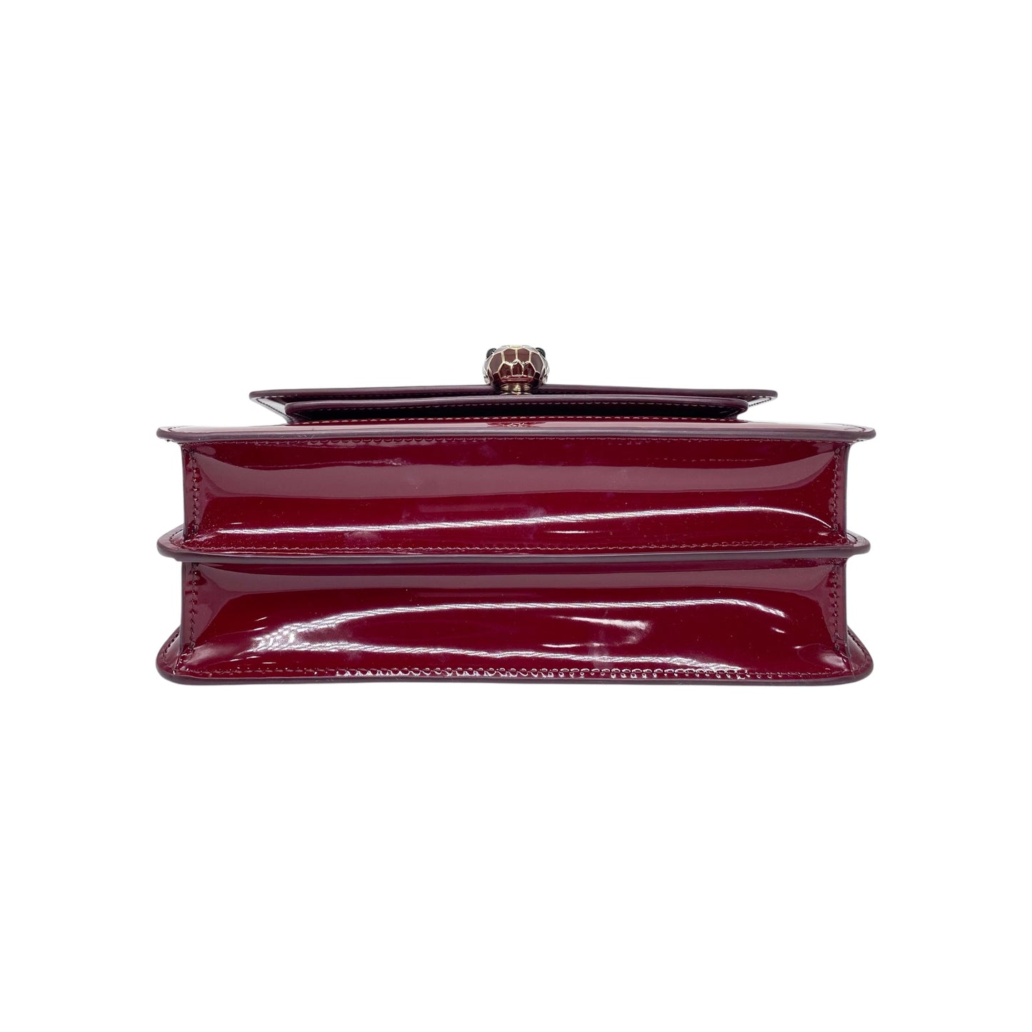 Bulgari Burgundy Serpenti Forever Crossbody Bag