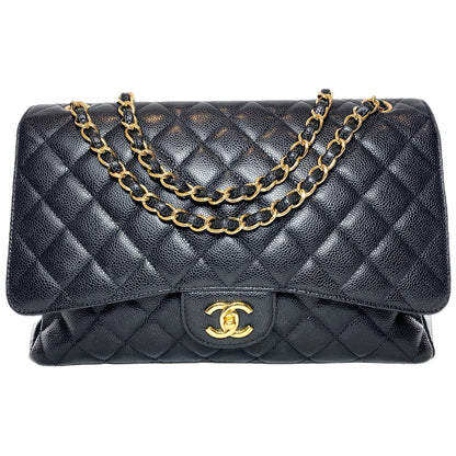 Chanel Black Maxi Single Flap Bag