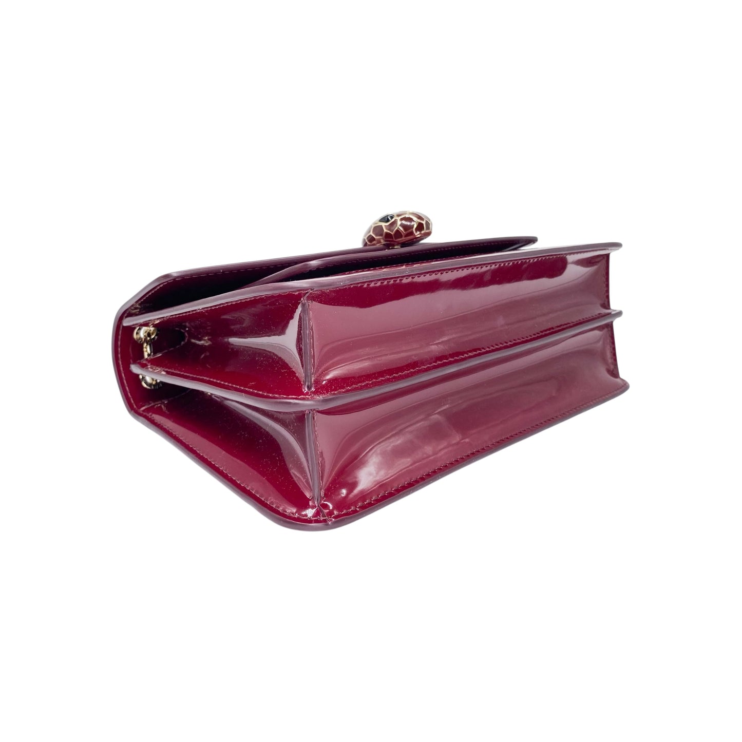 Bulgari Burgundy Serpenti Forever Crossbody Bag