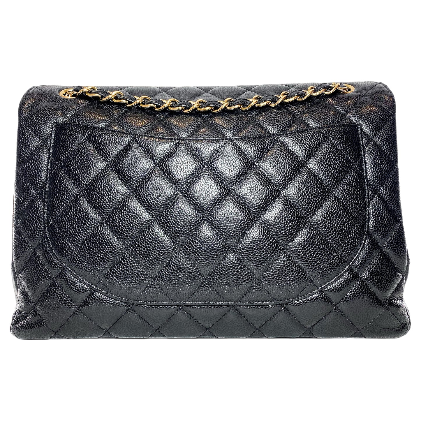 Chanel Black Maxi Single Flap Bag