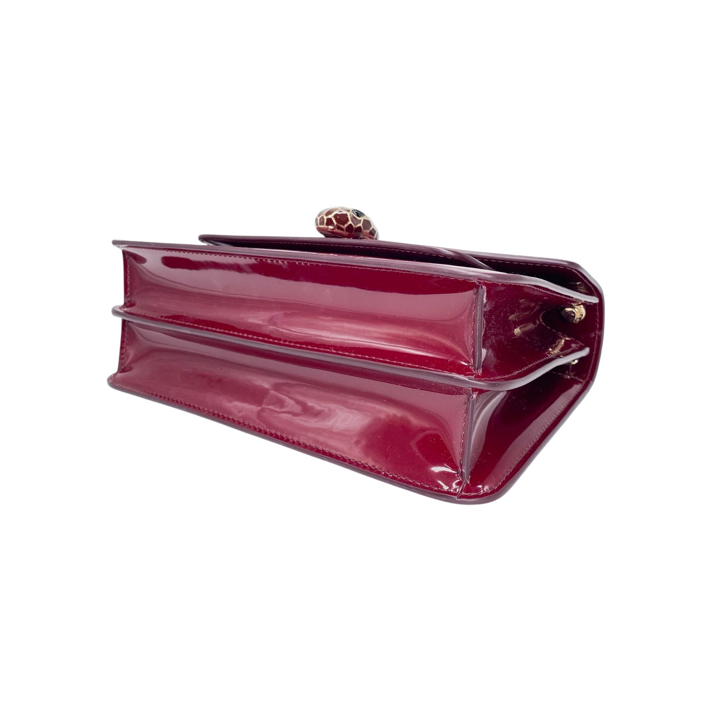 Bulgari Burgundy Serpenti Forever Crossbody Bag