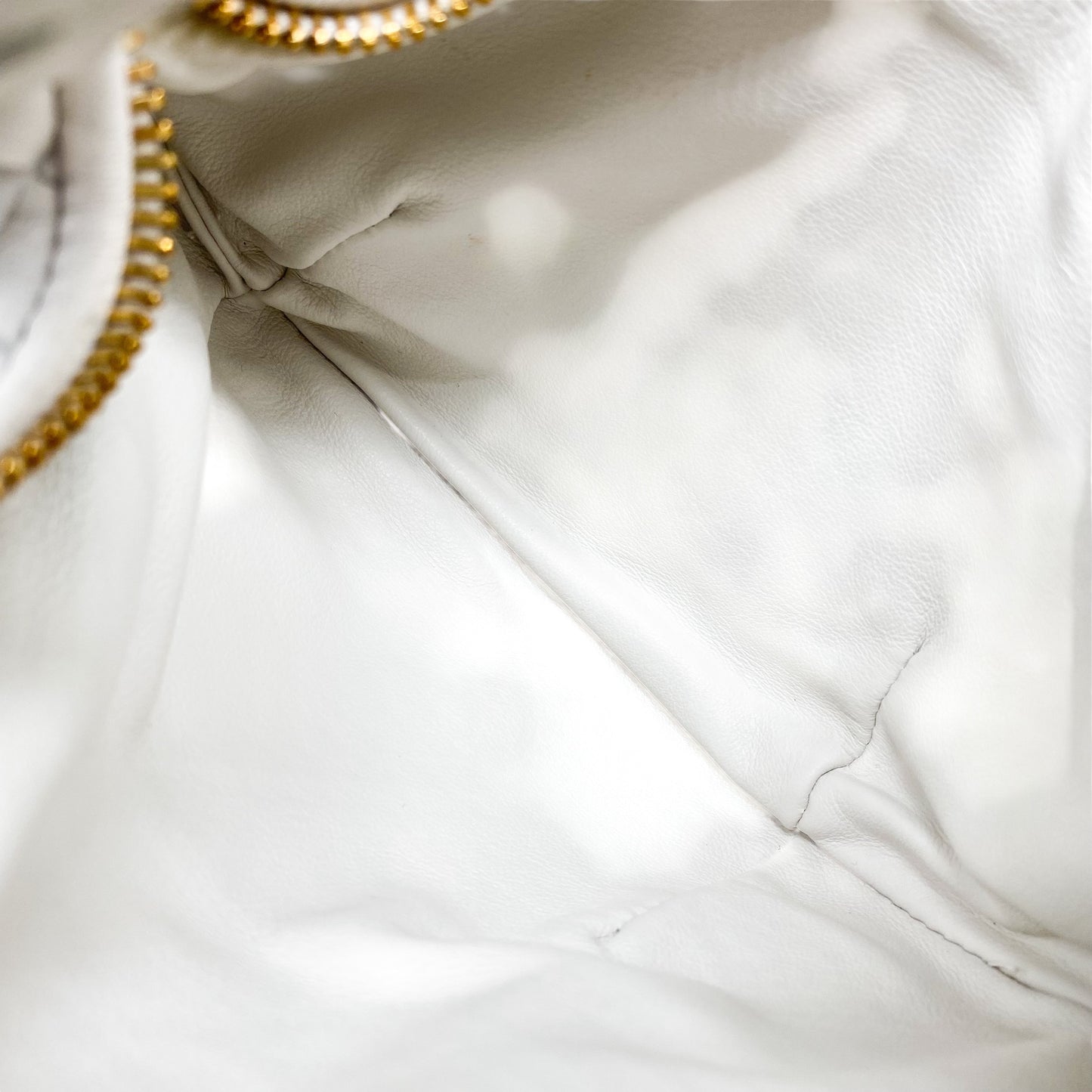 Bottega Veneta White Jodie Bag