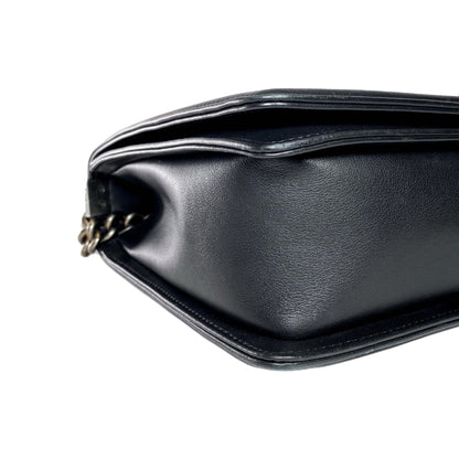 Chanel Black Large Chevron Boy Bag