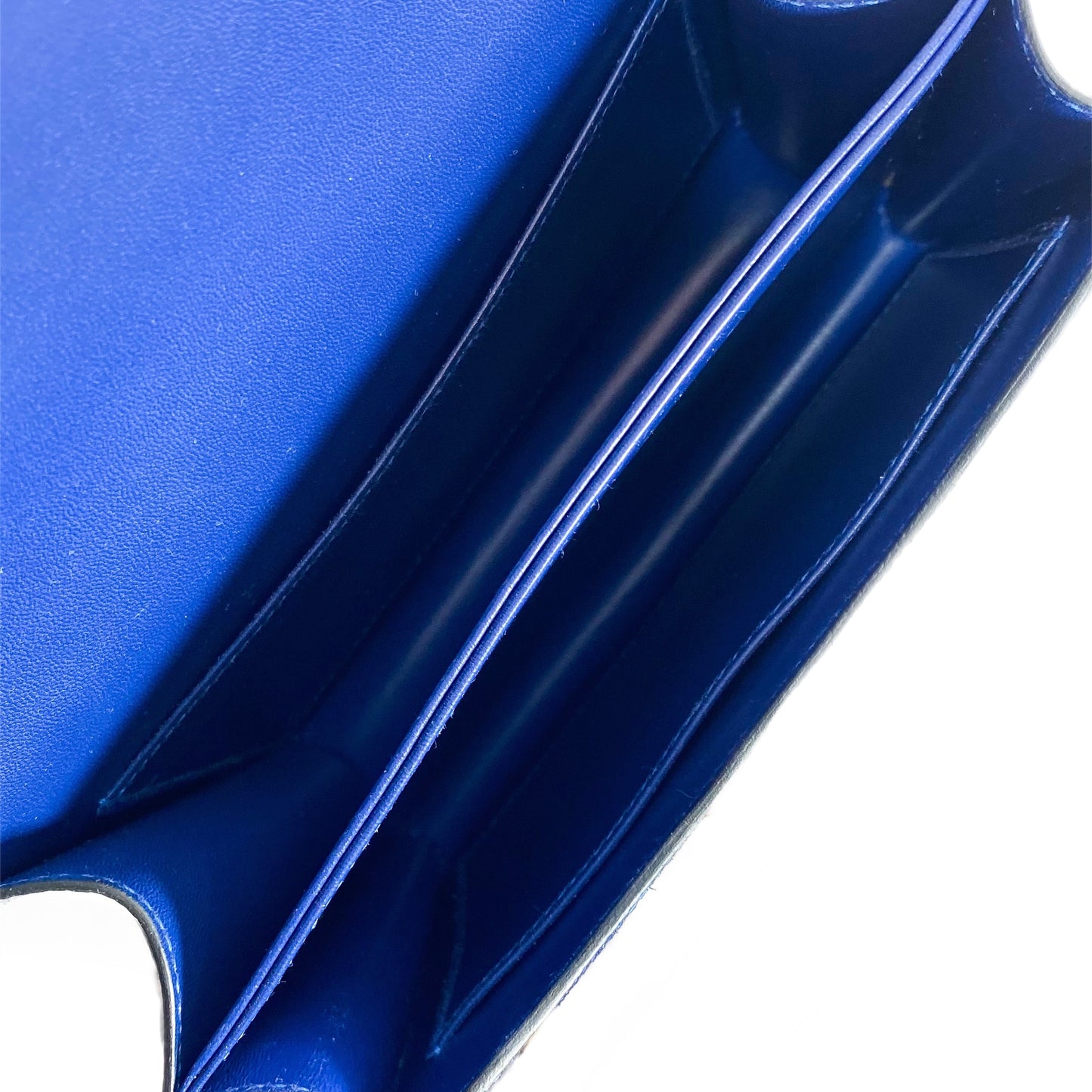 Hermes Constance 18 Bleu Saphir Lizard Gold Hardware