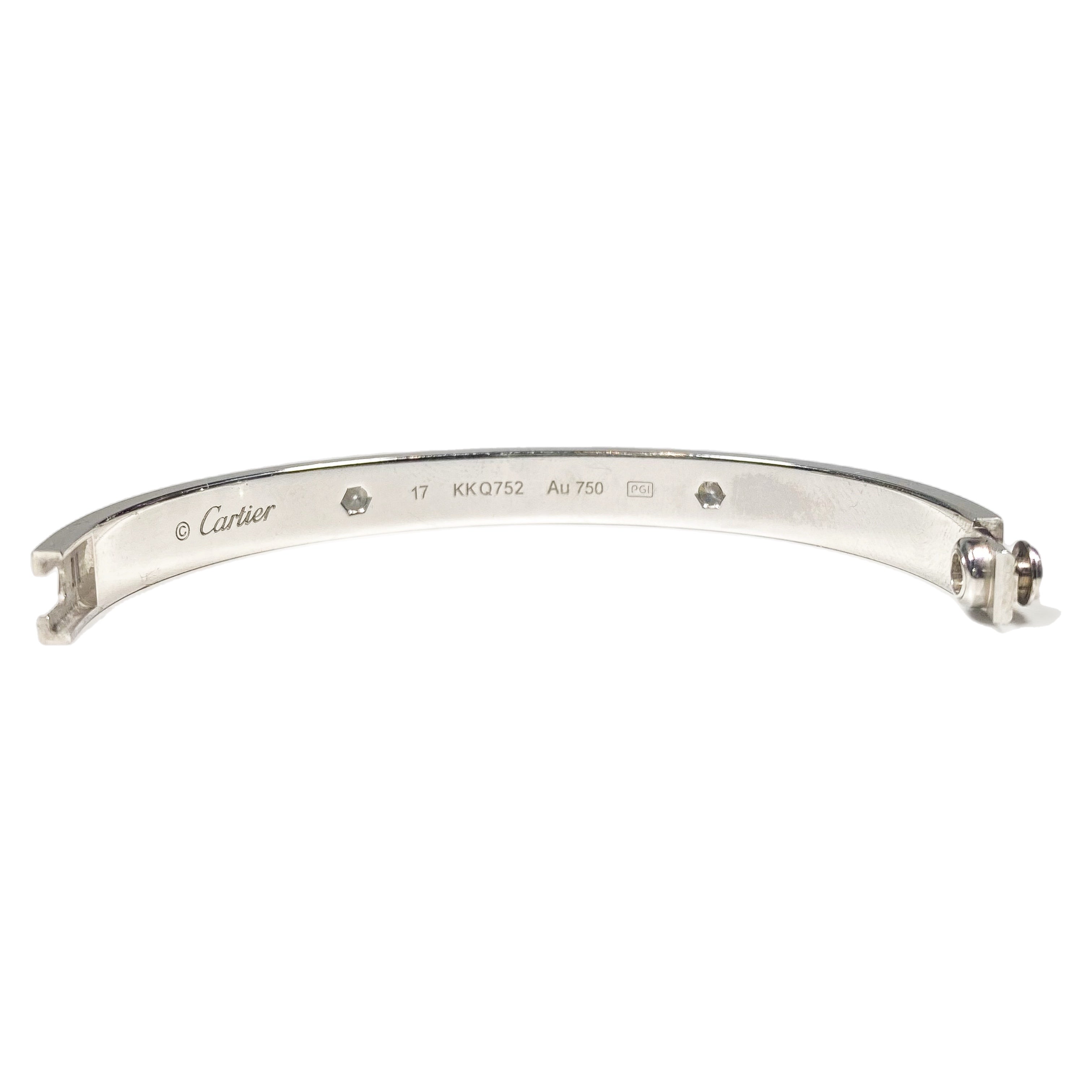 Cartier White Gold Diamond Love Bracelet | Consign of the